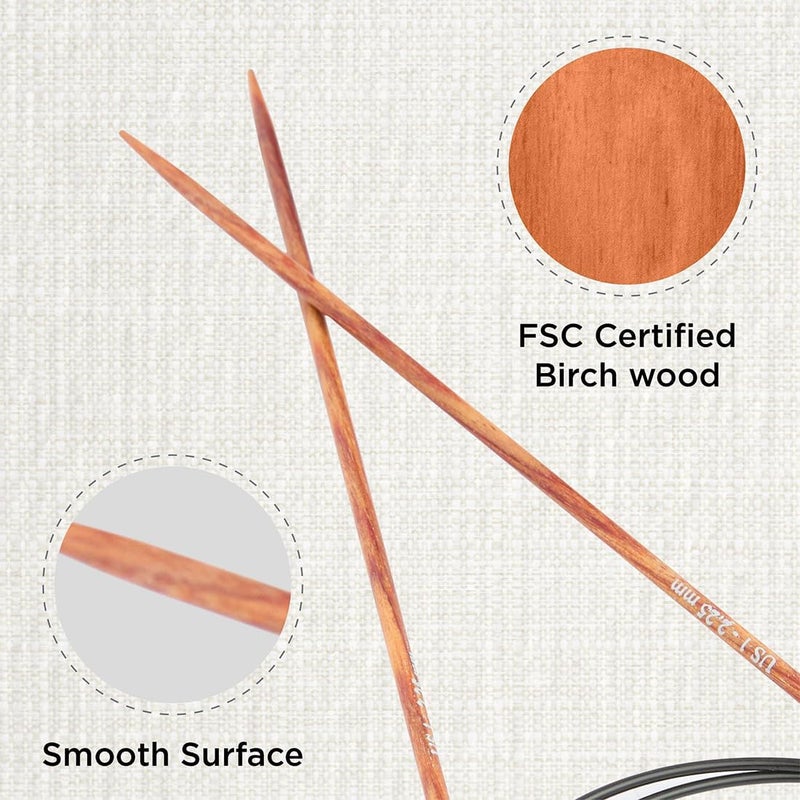 Knit Pro Dreamz Fixed Circular Needles 32" (80cm) | US Size 1 (2.25mm) - Image 2